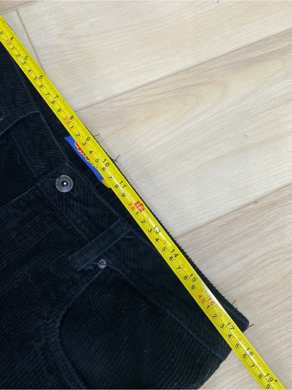 Empyre Corduroy Black Loose Fit Skate Pants | Size 34 Y2K